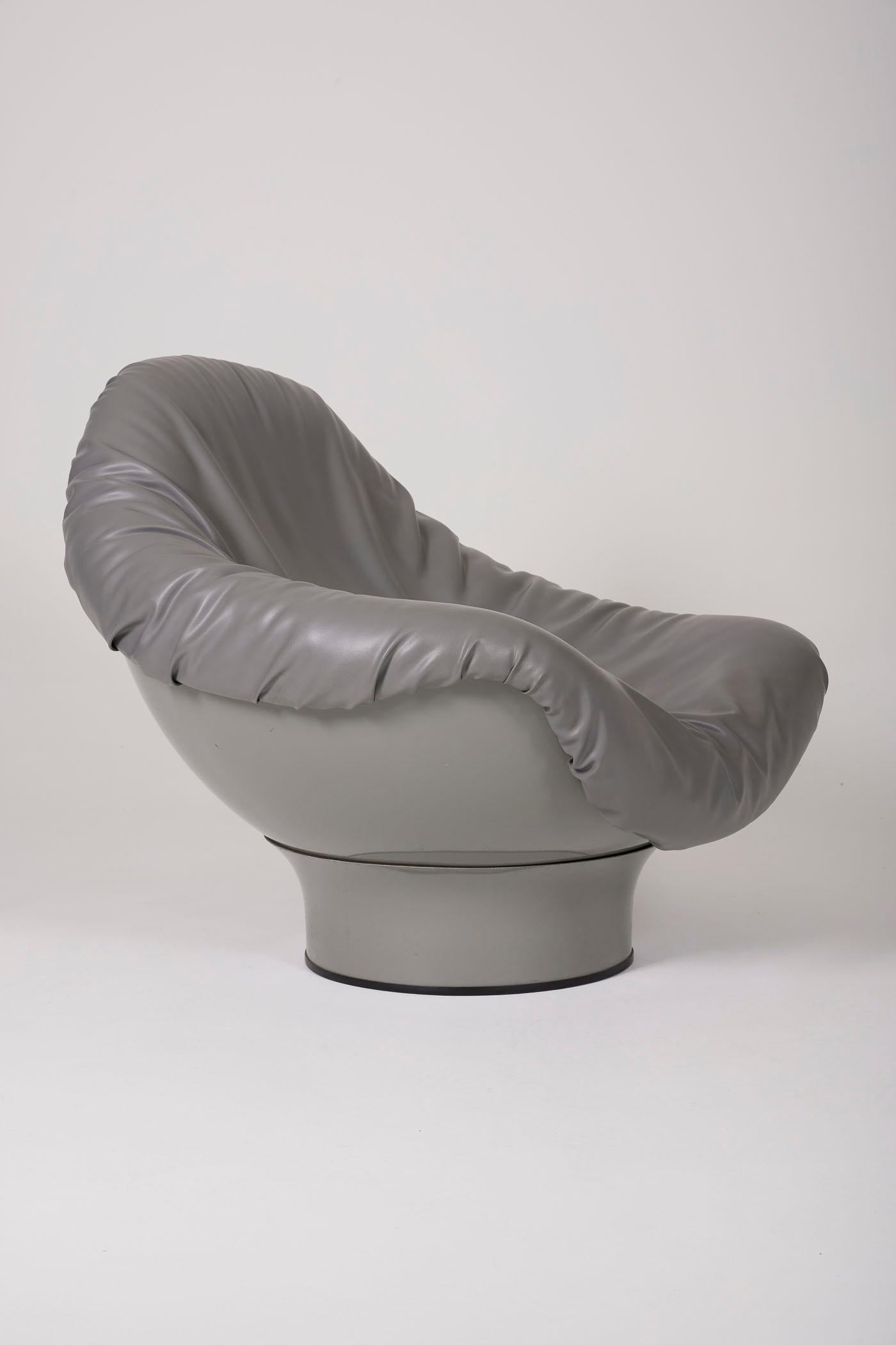 Leather Mario Brunu armchair For Sale
