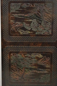 Mario Buatta for John Widdicomb Faux Tortoiseshell Chinoiserie Dining Table