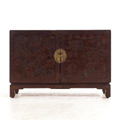 Mario Buatta for John Widdicomb Mid Century Chinoiserie Credenza