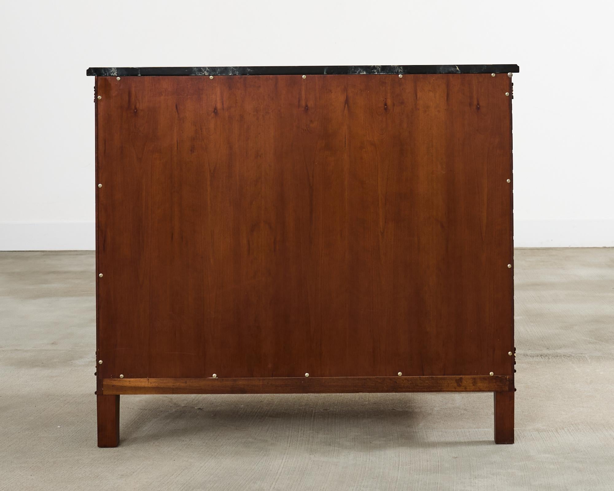 Mario Buatta for Widdicomb Chinoiserie Decorated Server Cabinet 12
