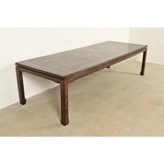 Mario Buatta Hollywood Regency Chinoiserie Extension Dining Table, Circa 1970s