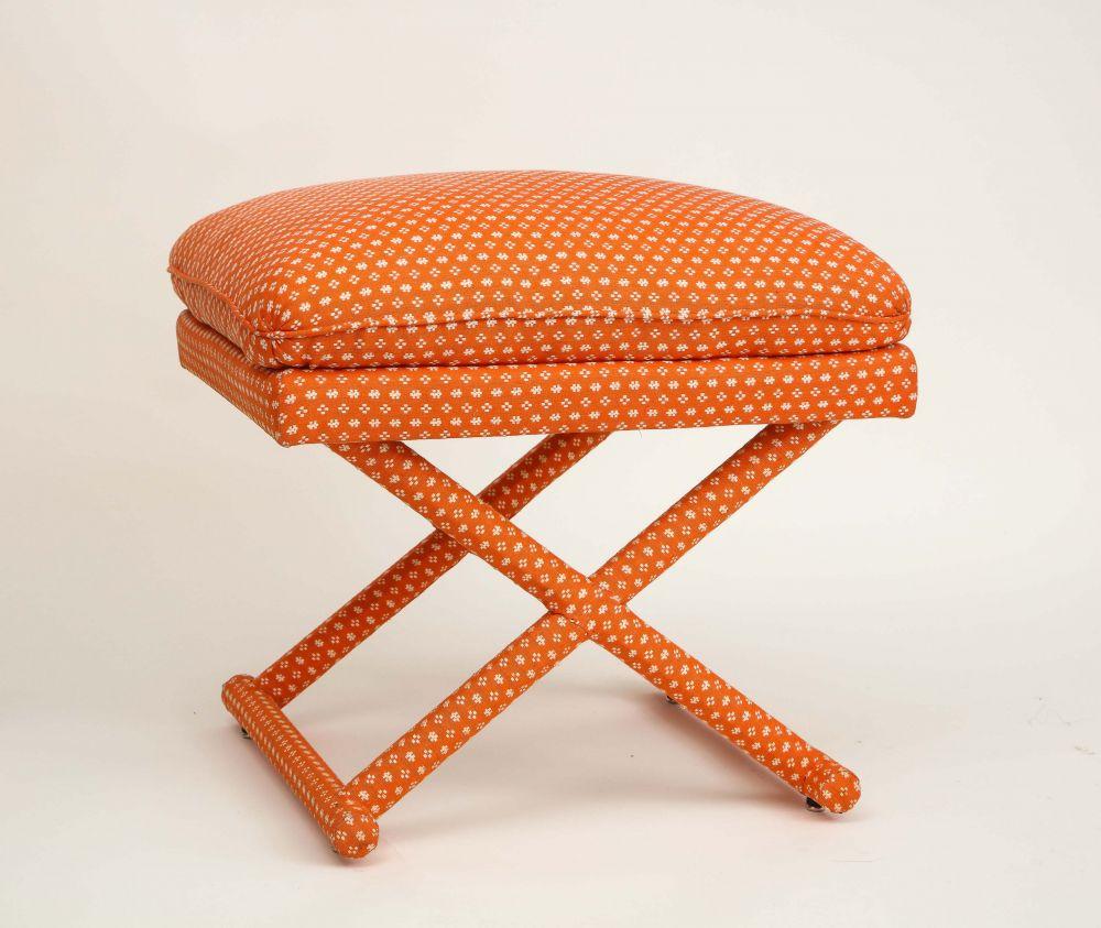 Regency Mario Buatta X-Form Bench For Sale