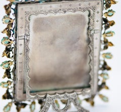 Mario Buccelati 18 Karat Gold geschnitzter Smaragd-Diamant-Rahmen