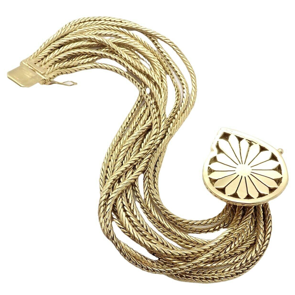 Mario Buccellati 11strängiges Gelbgold-Seil-Armband 6