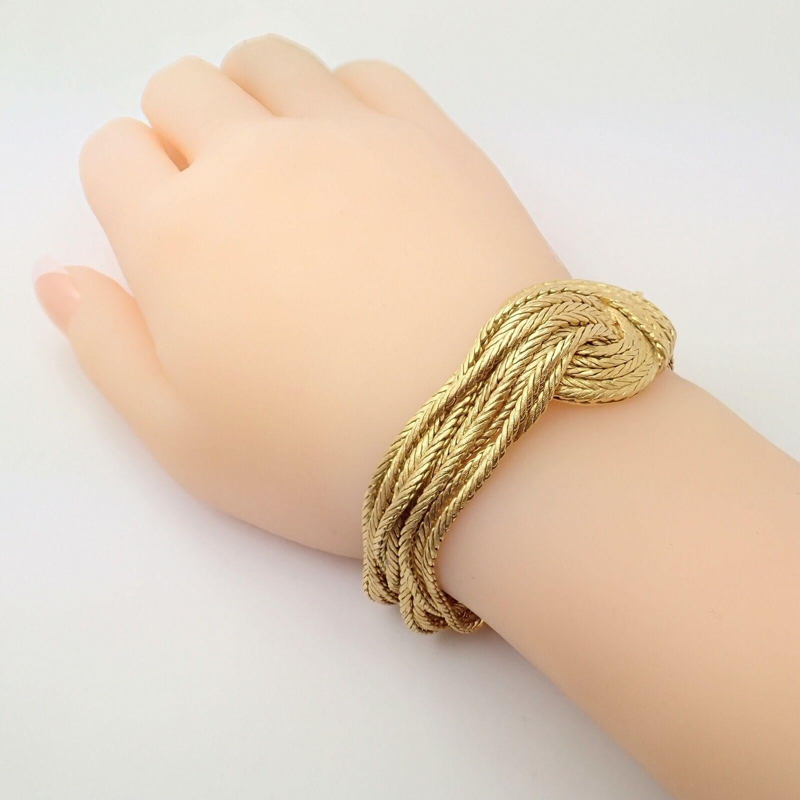 Mario Buccellati 11strängiges Gelbgold-Seil-Armband 7