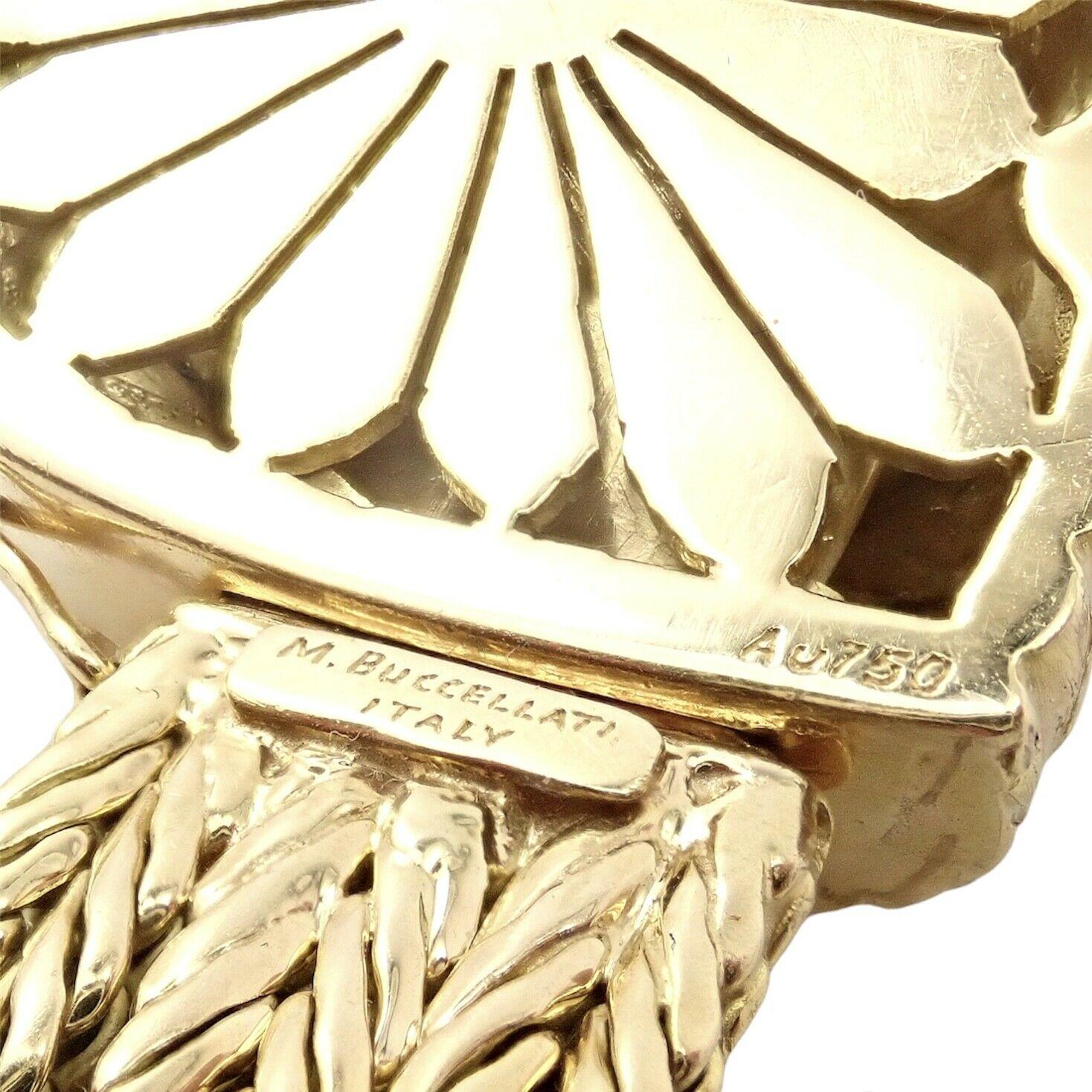 Mario Buccellati 11strängiges Gelbgold-Seil-Armband Damen