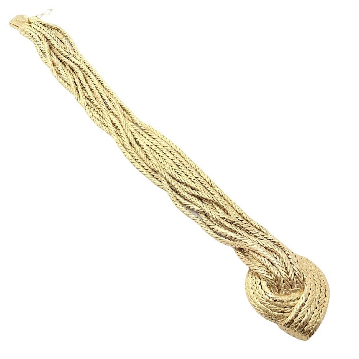 Mario Buccellati 11strängiges Gelbgold-Seil-Armband 2