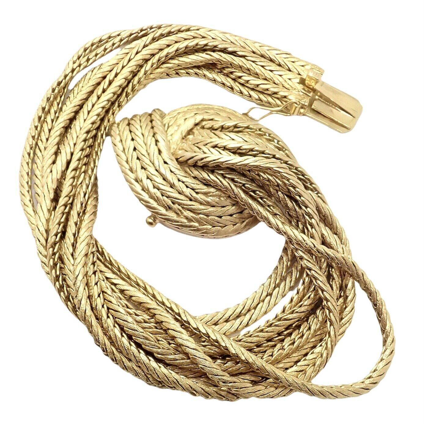 Mario Buccellati 11strängiges Gelbgold-Seil-Armband 5