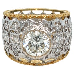 Mario Buccellati 1,88 Karat Diamant-Goldring mit Goldring