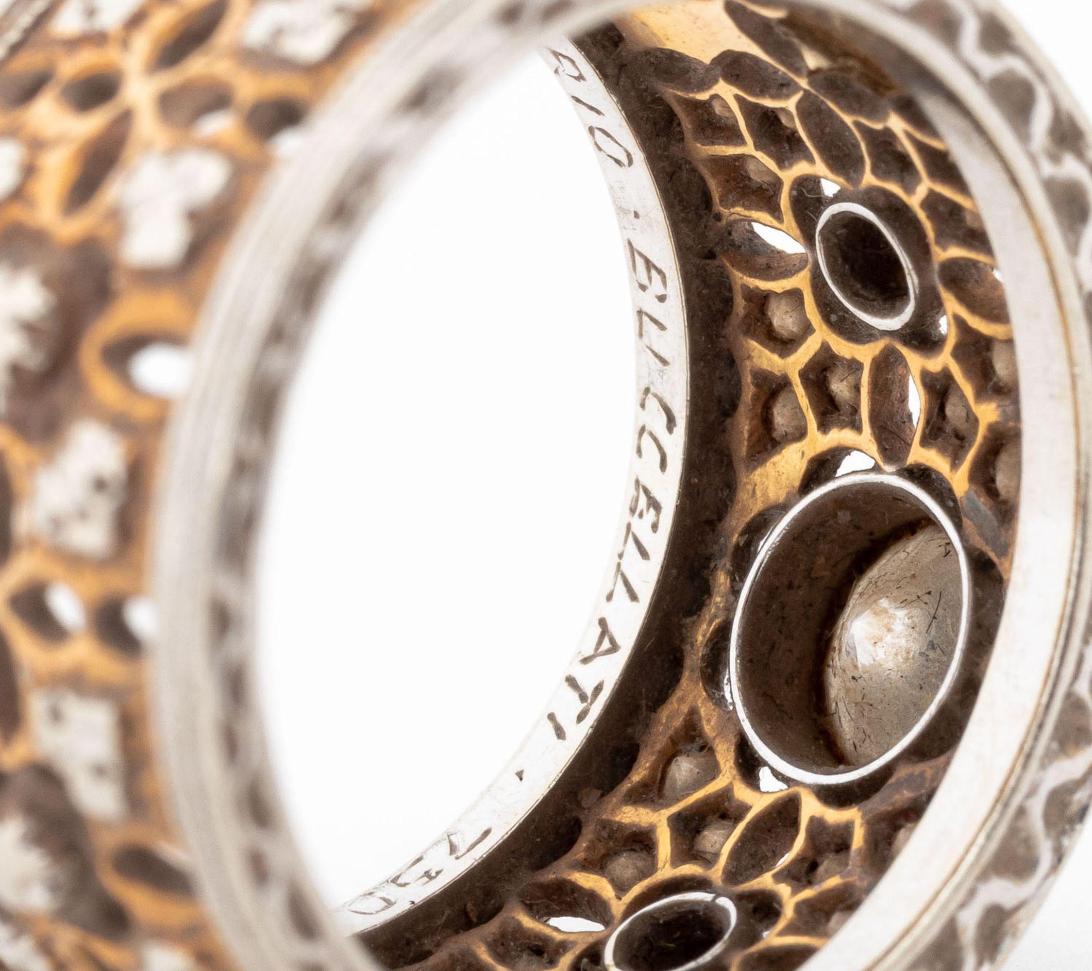 Mario Buccellati 18K Diamantring im Angebot 1