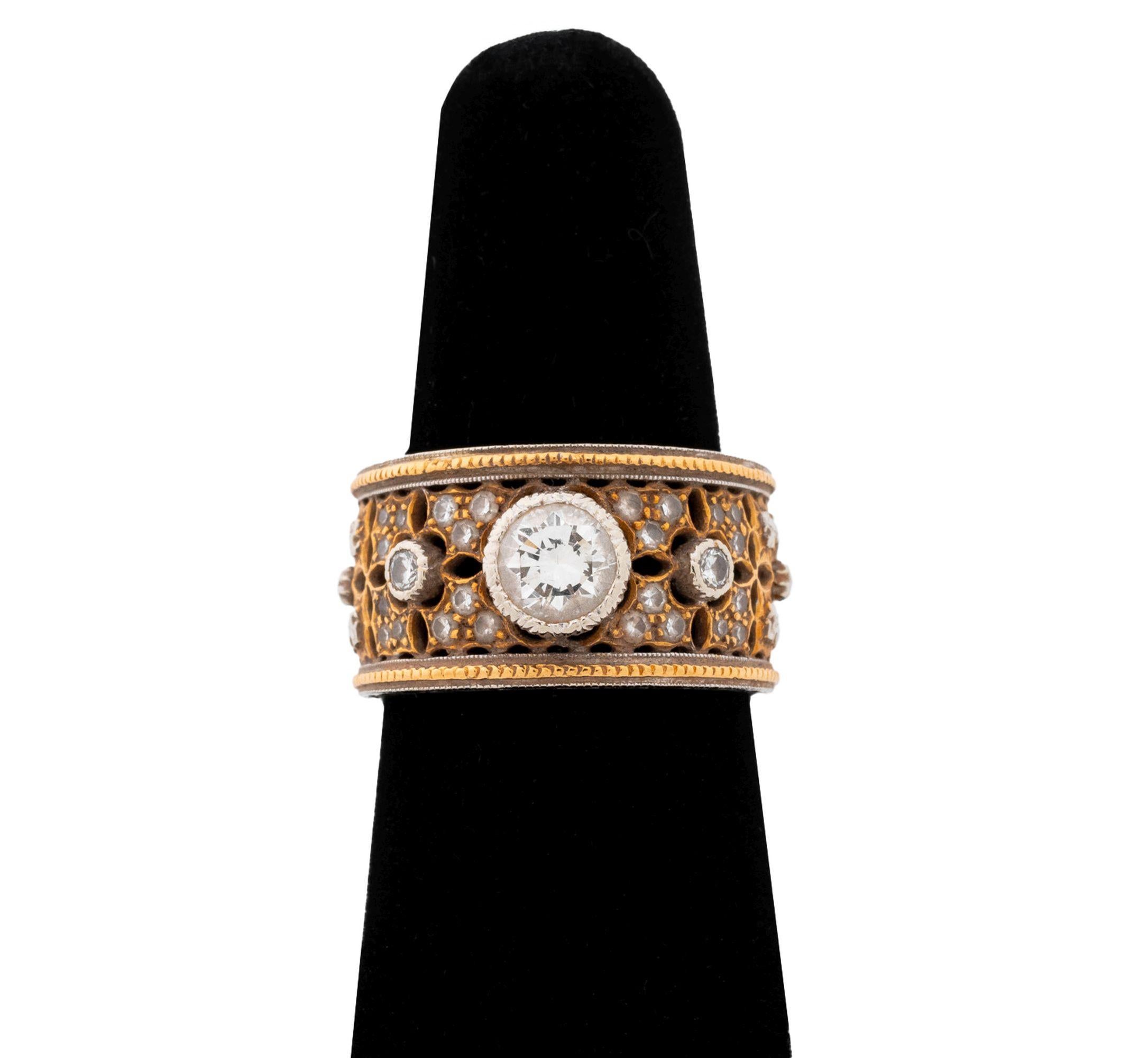 Mario Buccellati 18K Diamantring im Angebot 3