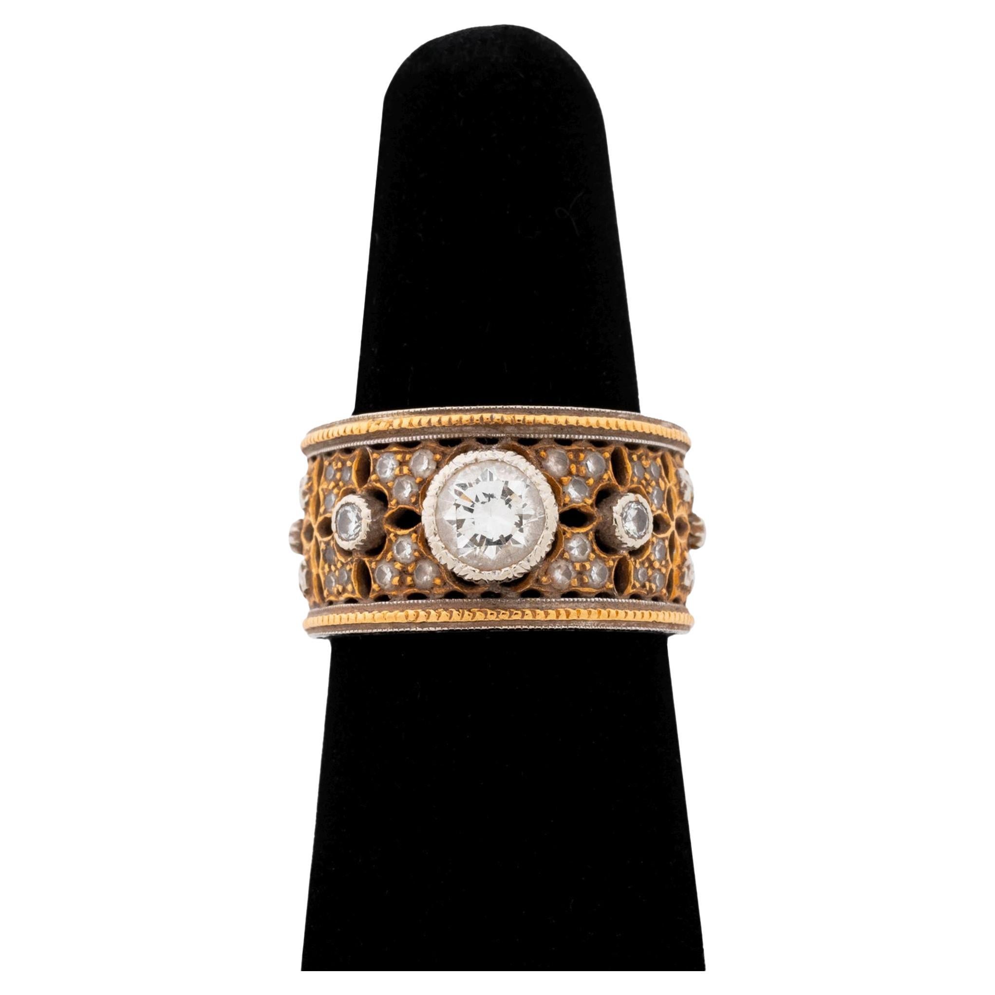 Anello con diamanti a 18 carati Mario Buccellati