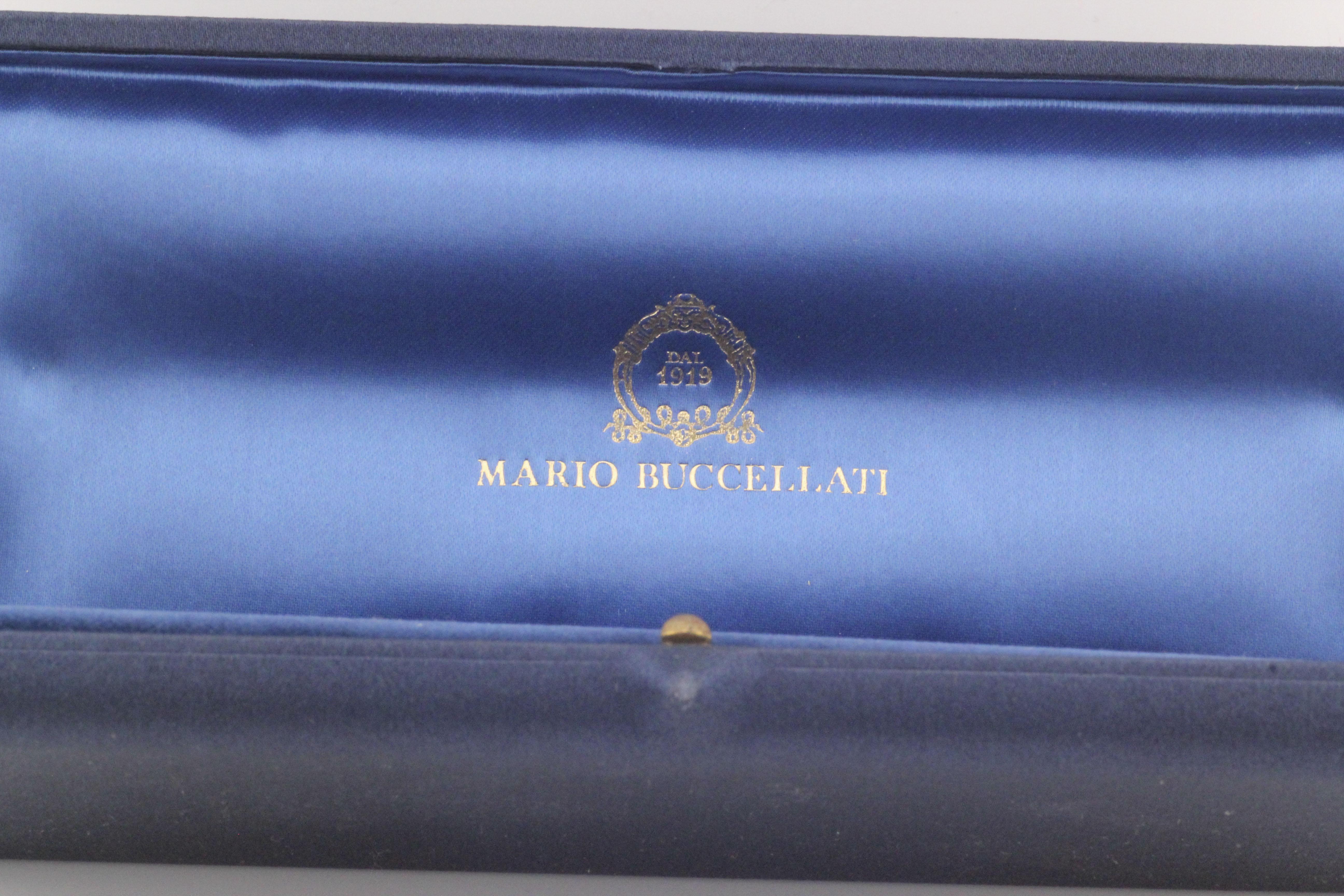 Mario Buccellati 18K Yellow Gold Roller Ball Pen with Box 7