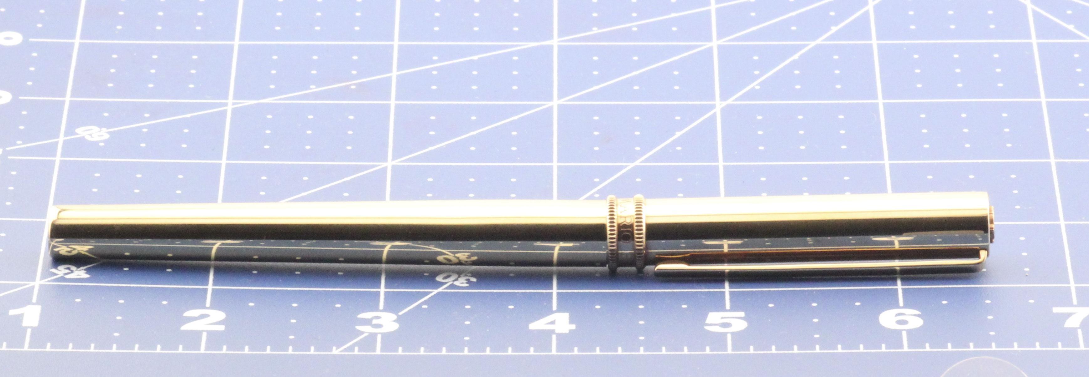 Mario Buccellati 18K Yellow Gold Roller Ball Pen with Box 8