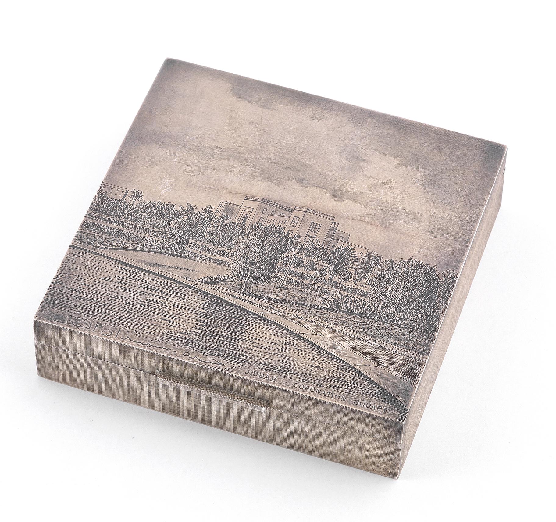Mid-Century Modern Mario Buccellati, a 20th Century Italian Silver Table Box