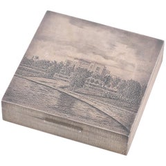 Mario Buccellati, a 20th Century Italian Silver Table Box