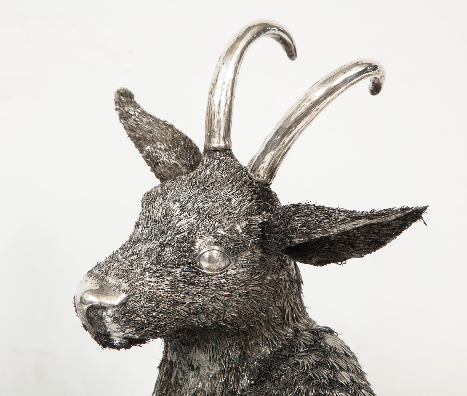 Mario Buccellati, a Rare and Exceptional Italian Silver Goat 7