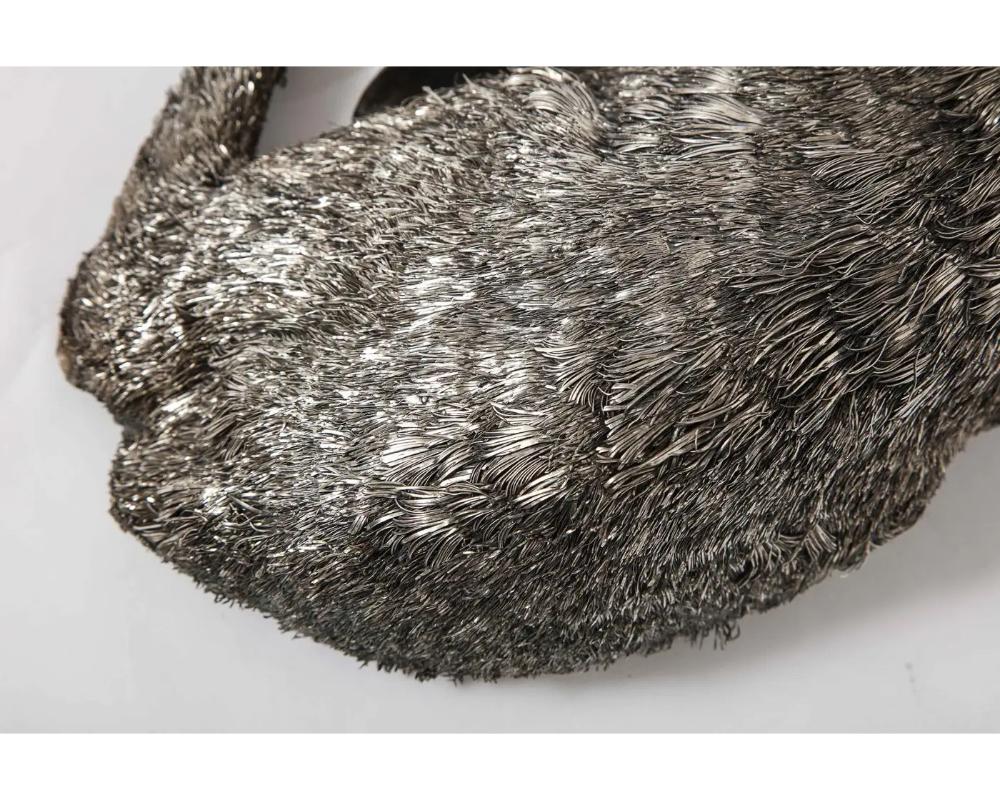 Mario Buccellati, a Rare and Exceptional Italian Silver Goat For Sale 13