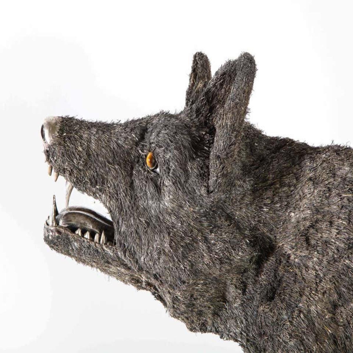 Mario Buccellati a Rare and Exceptional Nearly Life-Size Silver Wolf, circa 1970 9