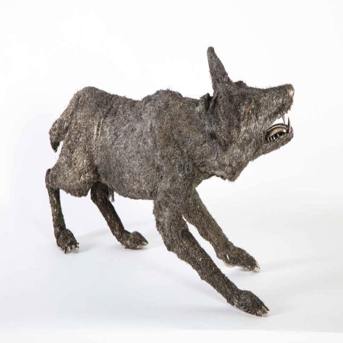 Mario Buccellati a Rare and Exceptional Nearly Life-Size Silver Wolf, circa 1970 12