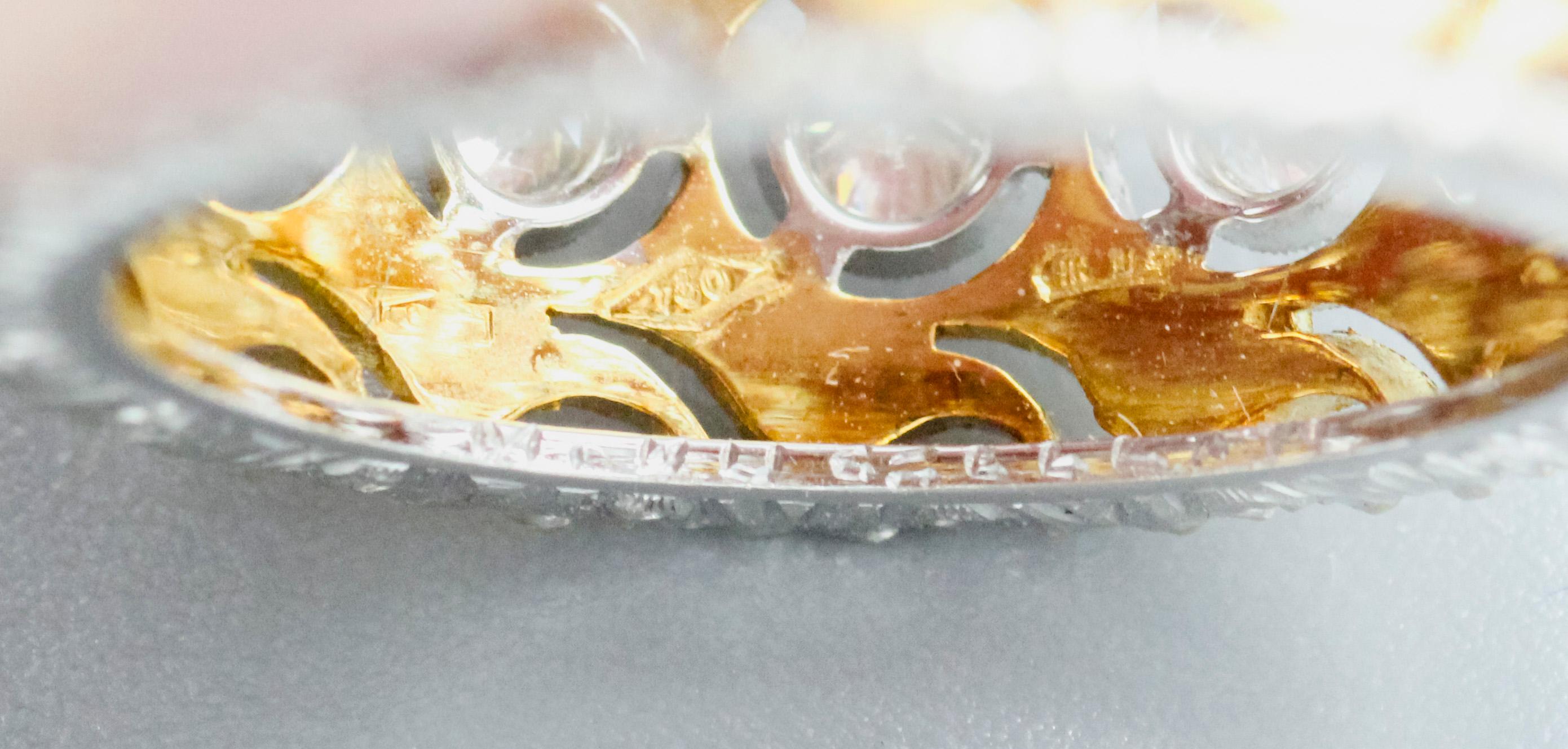Mario Buccellati  Diamant 18k Zwei-Farben Gold Band Ring im Angebot 1