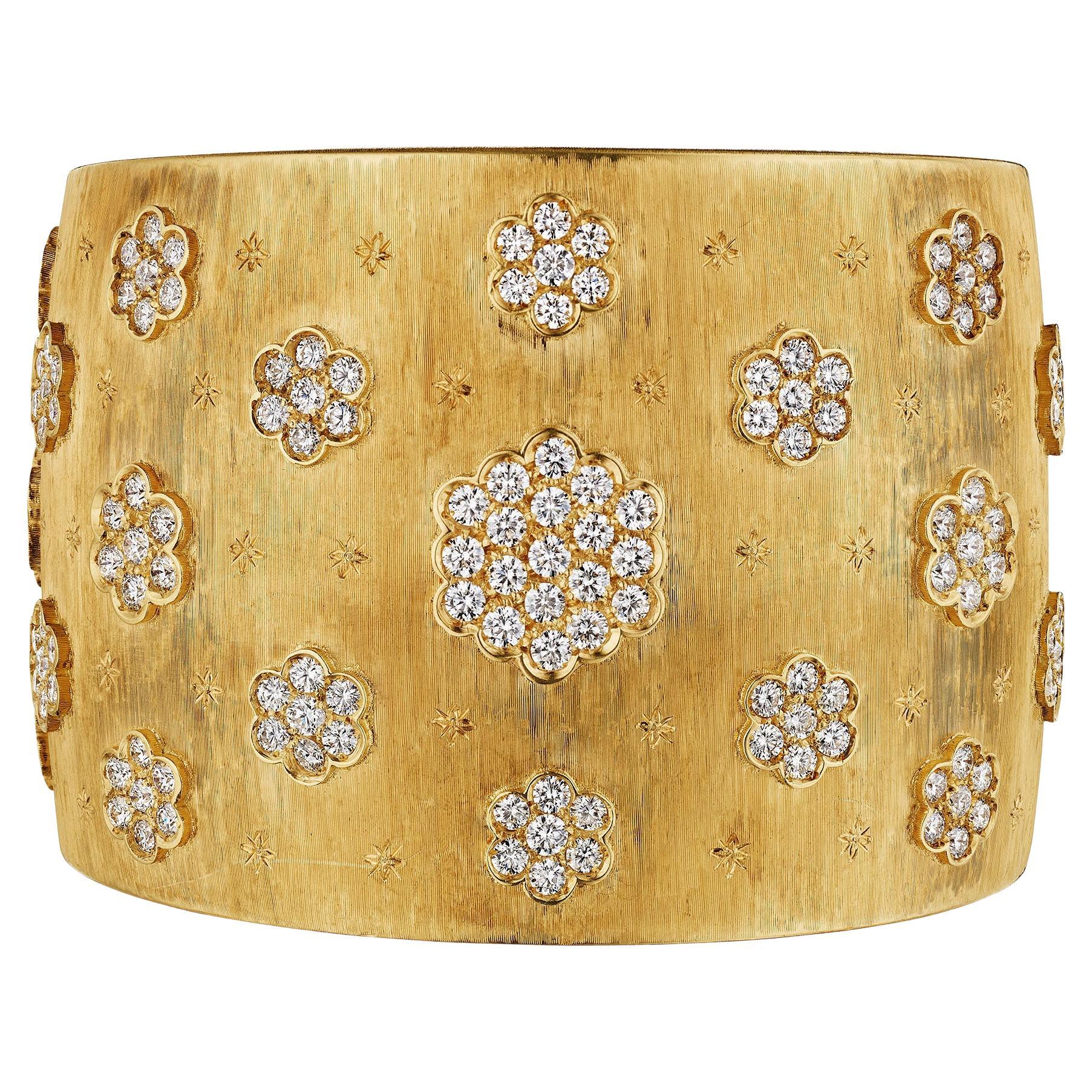 Mario Buccellati Diamond Rigato Bracelet