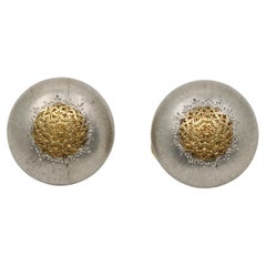 Mario Buccellati Geminato 18K Gold & Silver Earrings