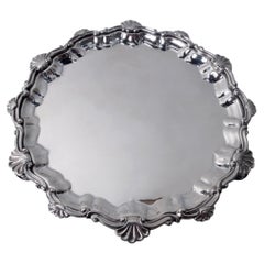Mario Buccellati Georgian Classical Sterling Silver 6-Inch Salver