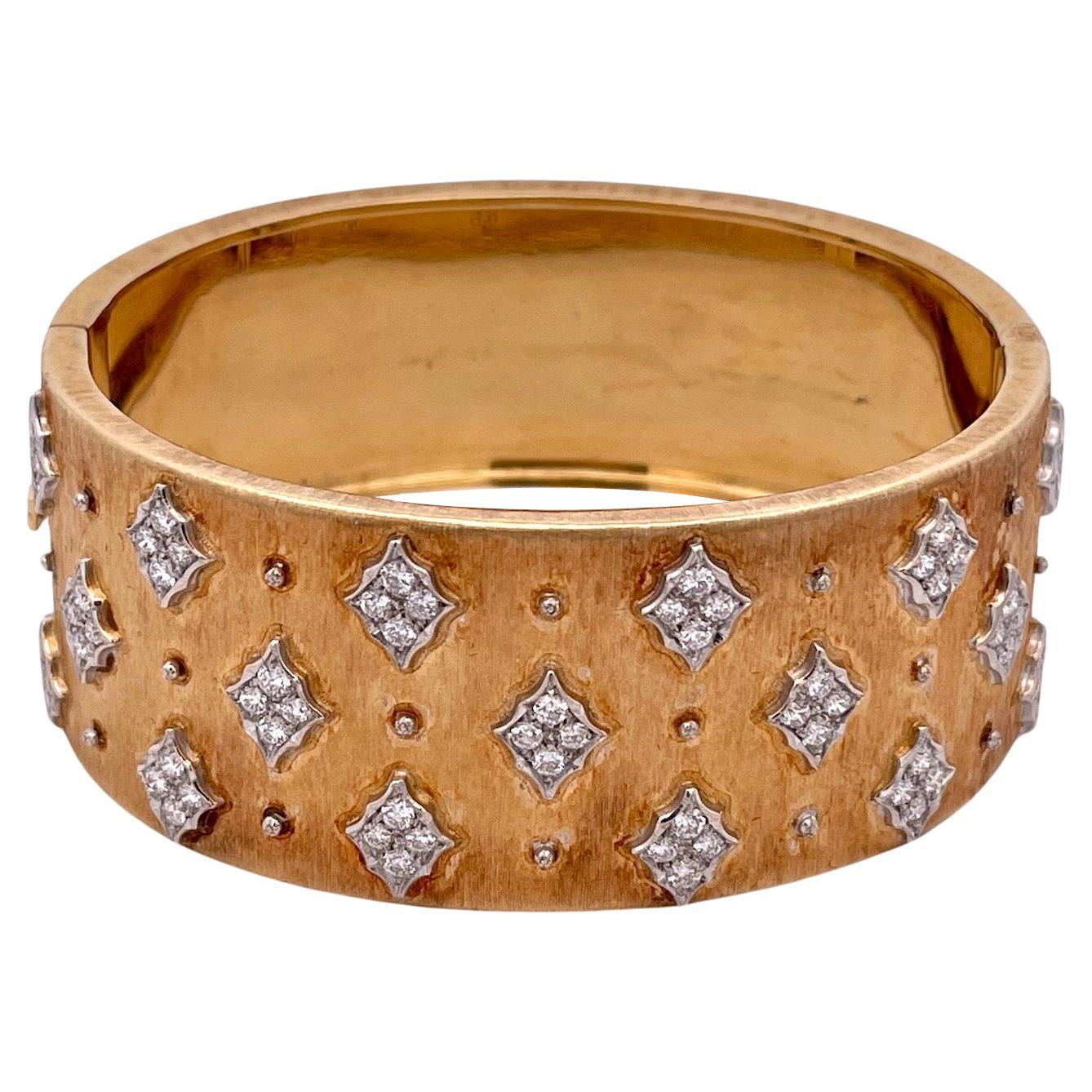 Mario Buccellati Pulsera de Oro con Diamantes 18K