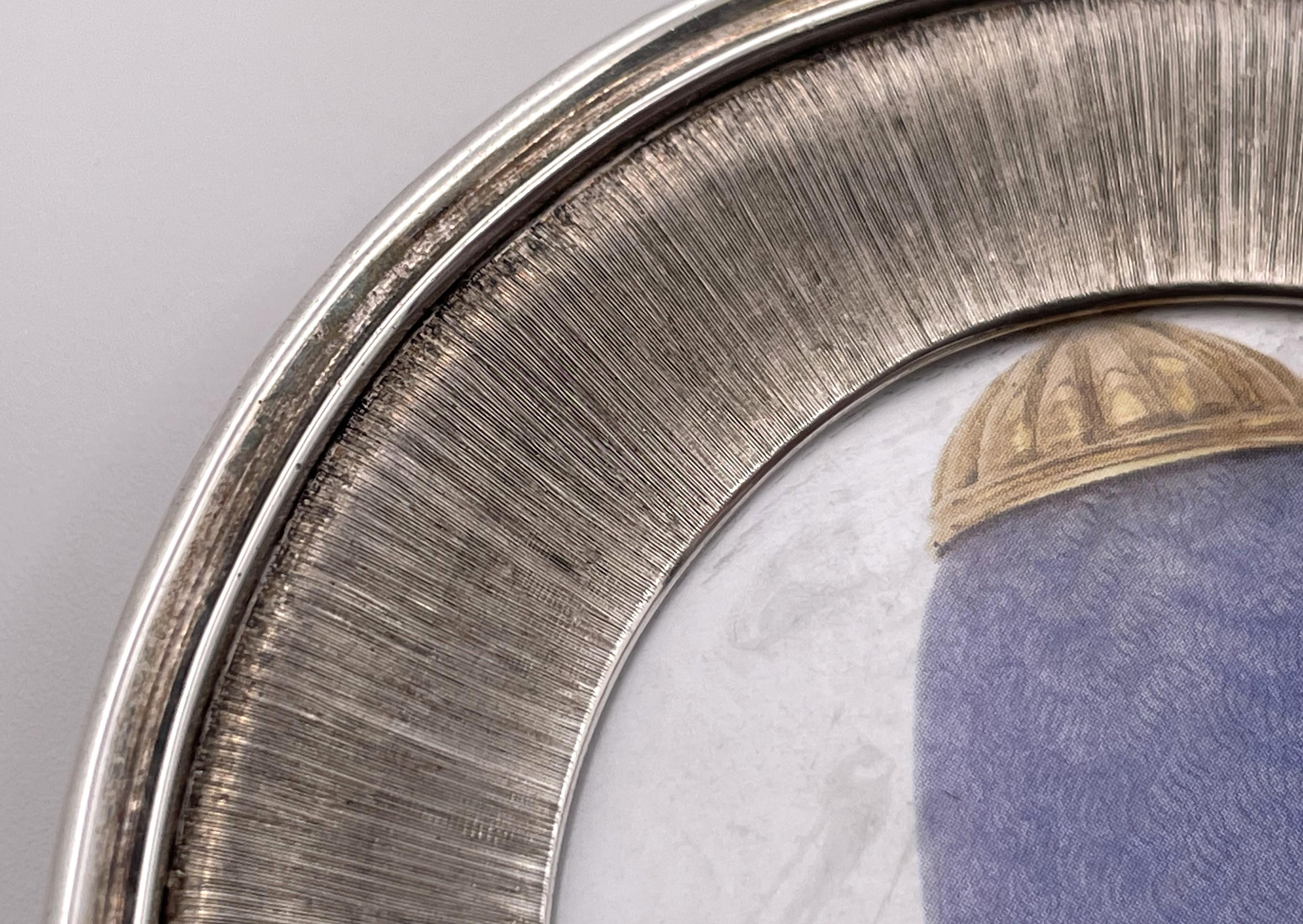 20ième siècle Mario Buccellati Cadre photo en argent sterling italien en 3 parties en vente