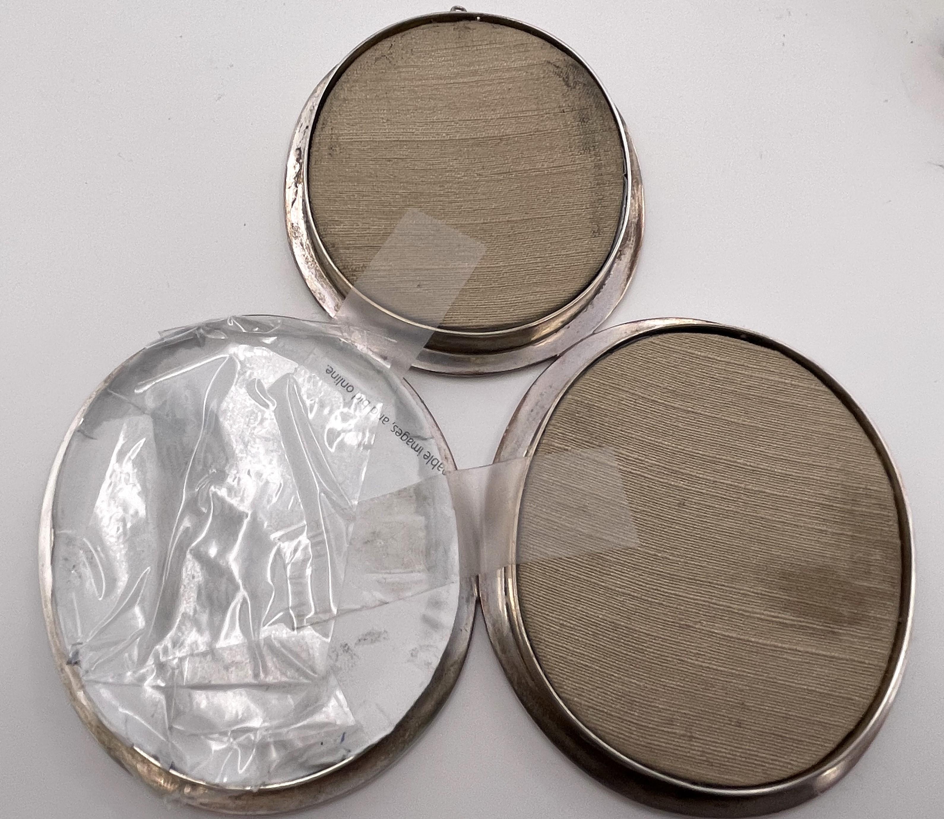 Argent Mario Buccellati Cadre photo en argent sterling italien en 3 parties en vente