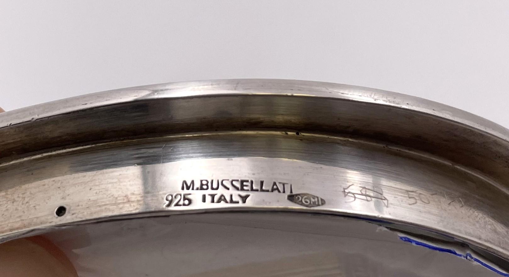 Mario Buccellati Cadre photo en argent sterling italien en 3 parties en vente 1