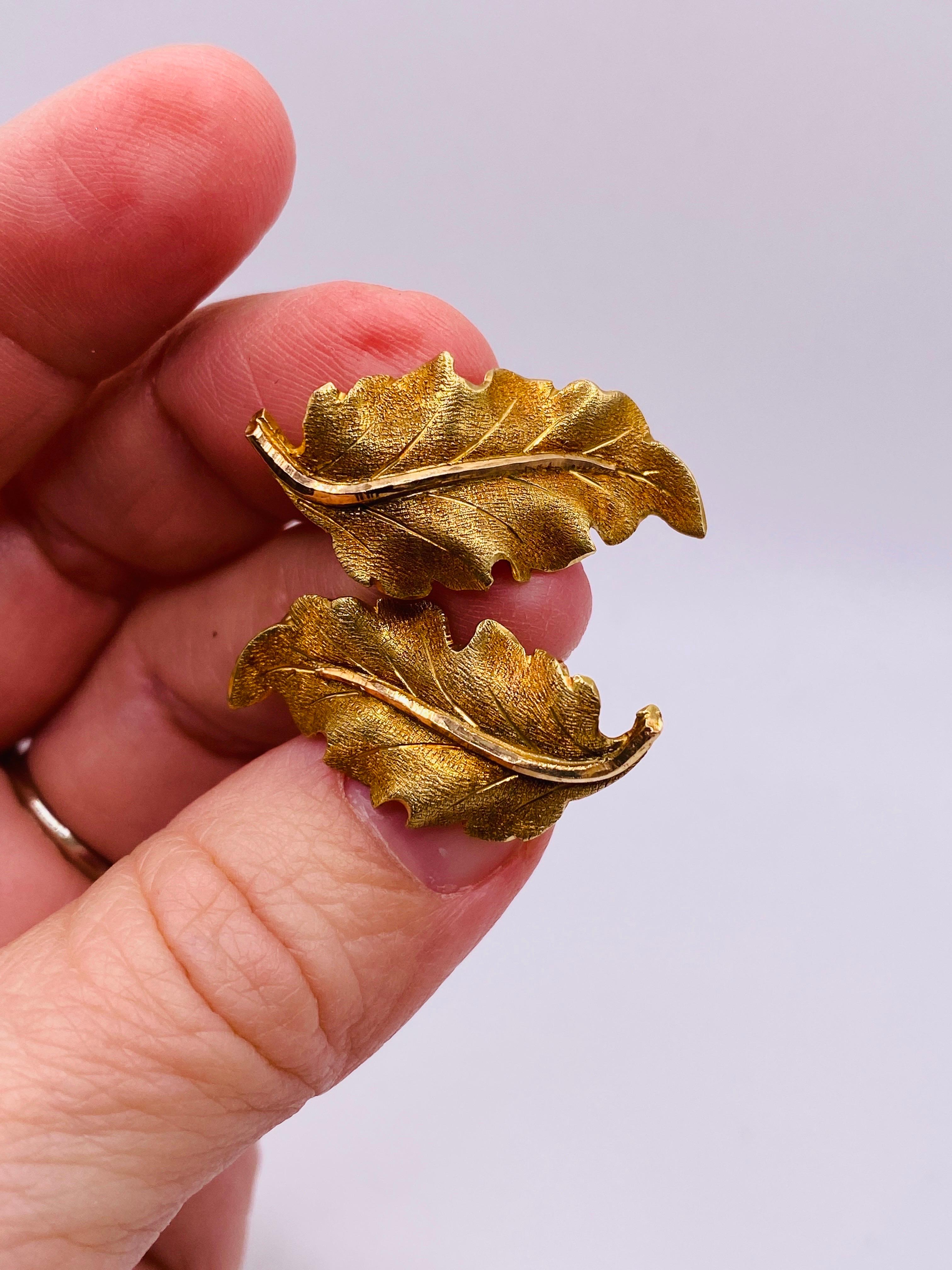 gold oak leaf