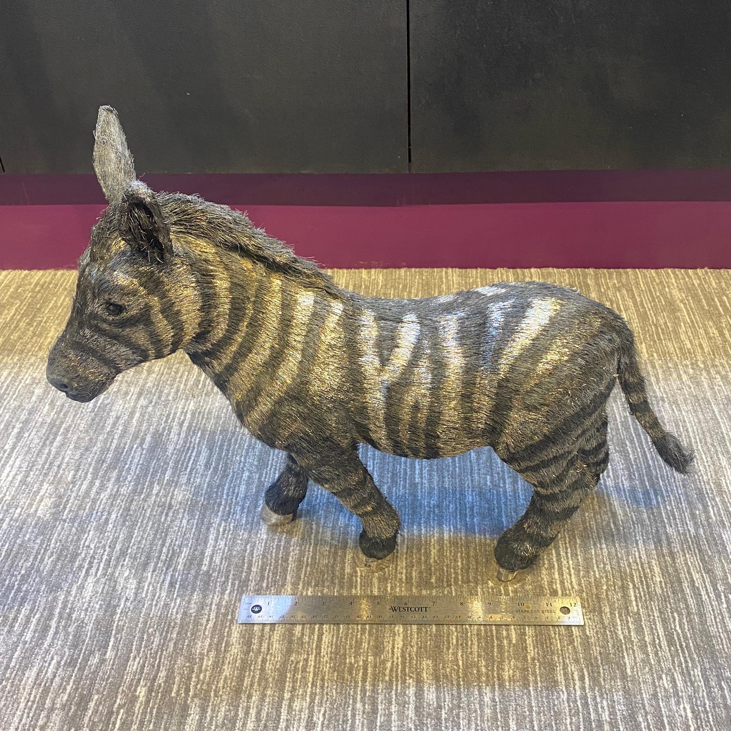 Mario Buccellati Life Size Silver Baby Zebra For Sale 7