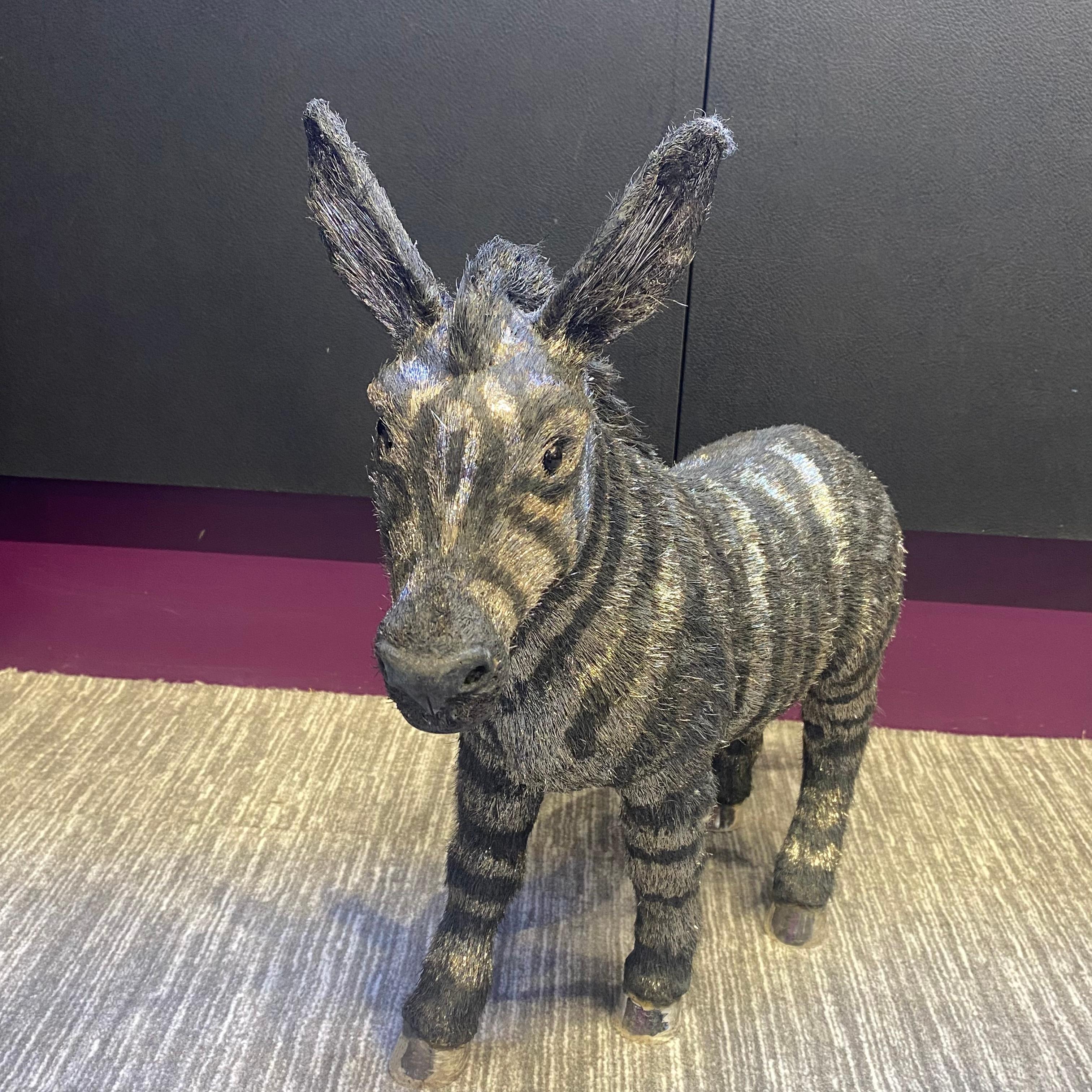 Mario Buccellati Life Size Silver Baby Zebra For Sale 10