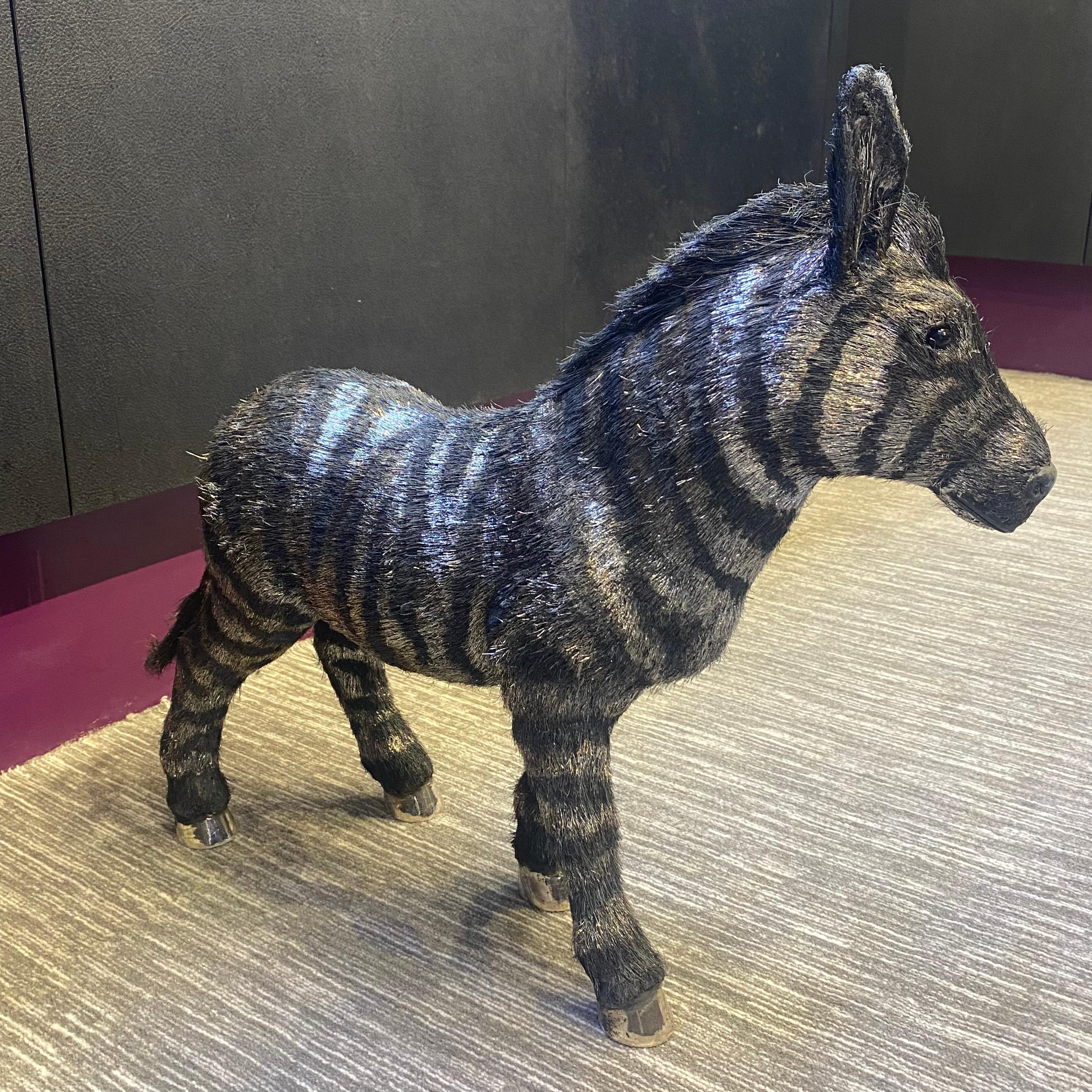 Mario Buccellati Life Size Silver Baby Zebra For Sale 11