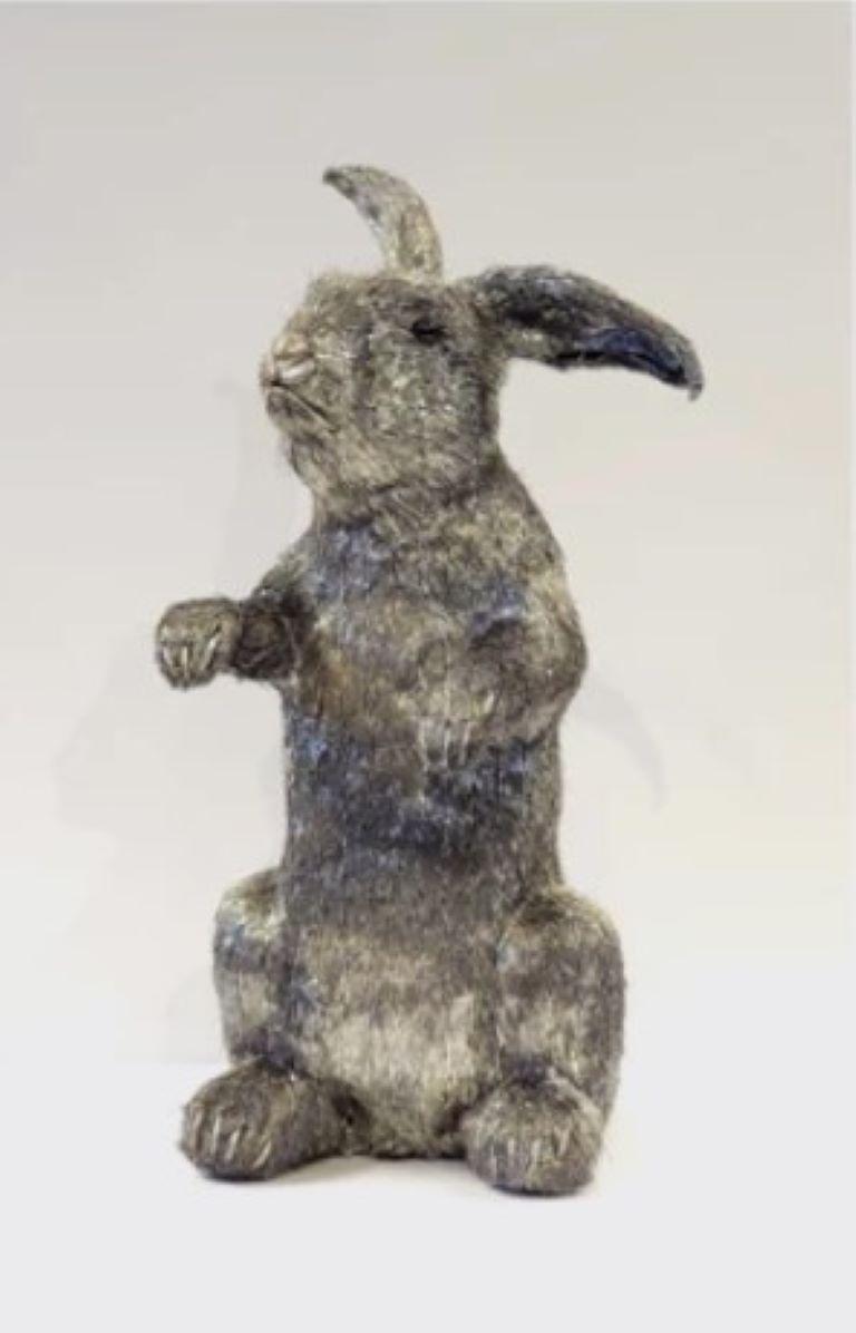 Mario Buccellati Life Size Silver Rabbit For Sale