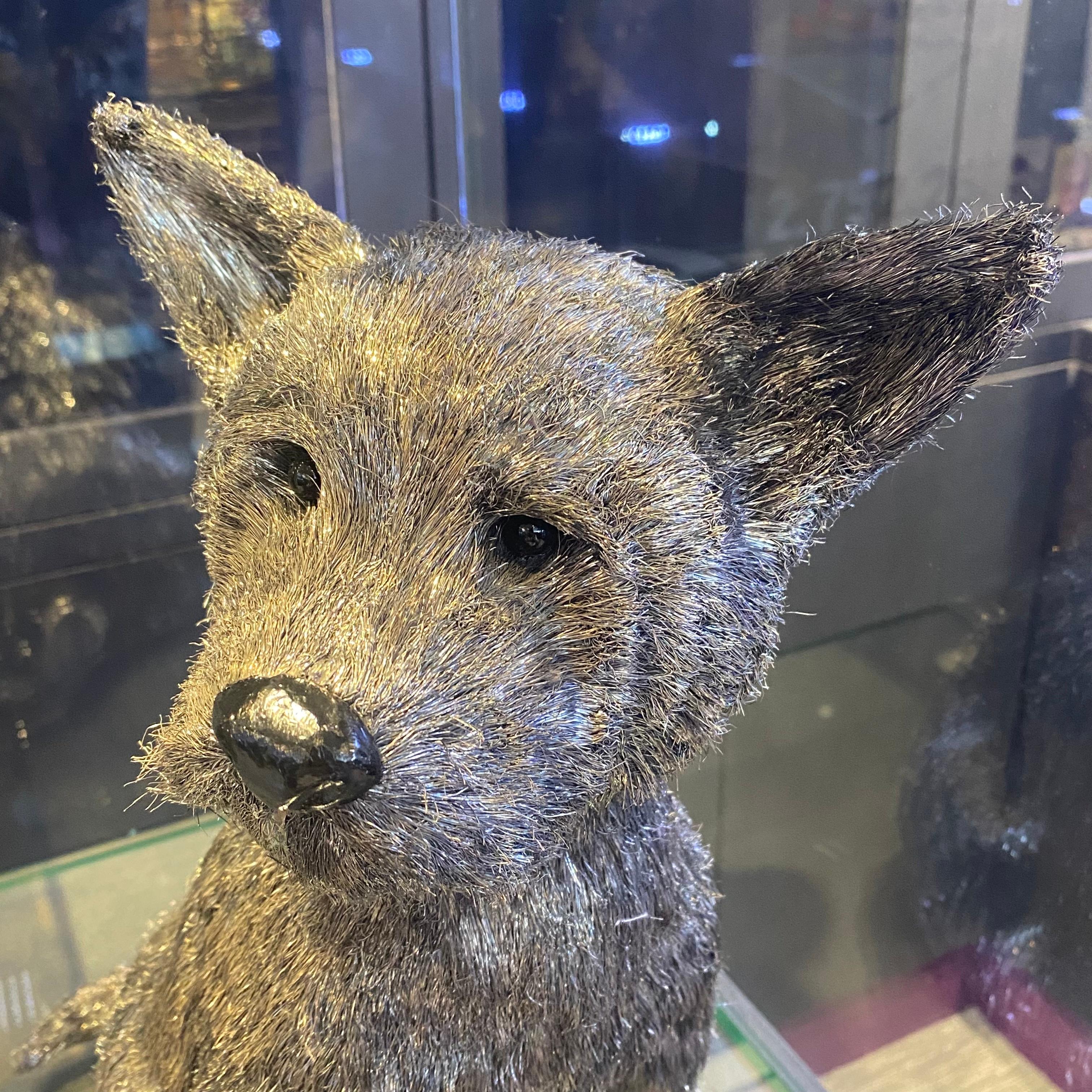 Mario Buccellati: Yorkshirre Terrier-Hunde in Lebensgröße, Silber im Zustand „Hervorragend“ im Angebot in New York, NY