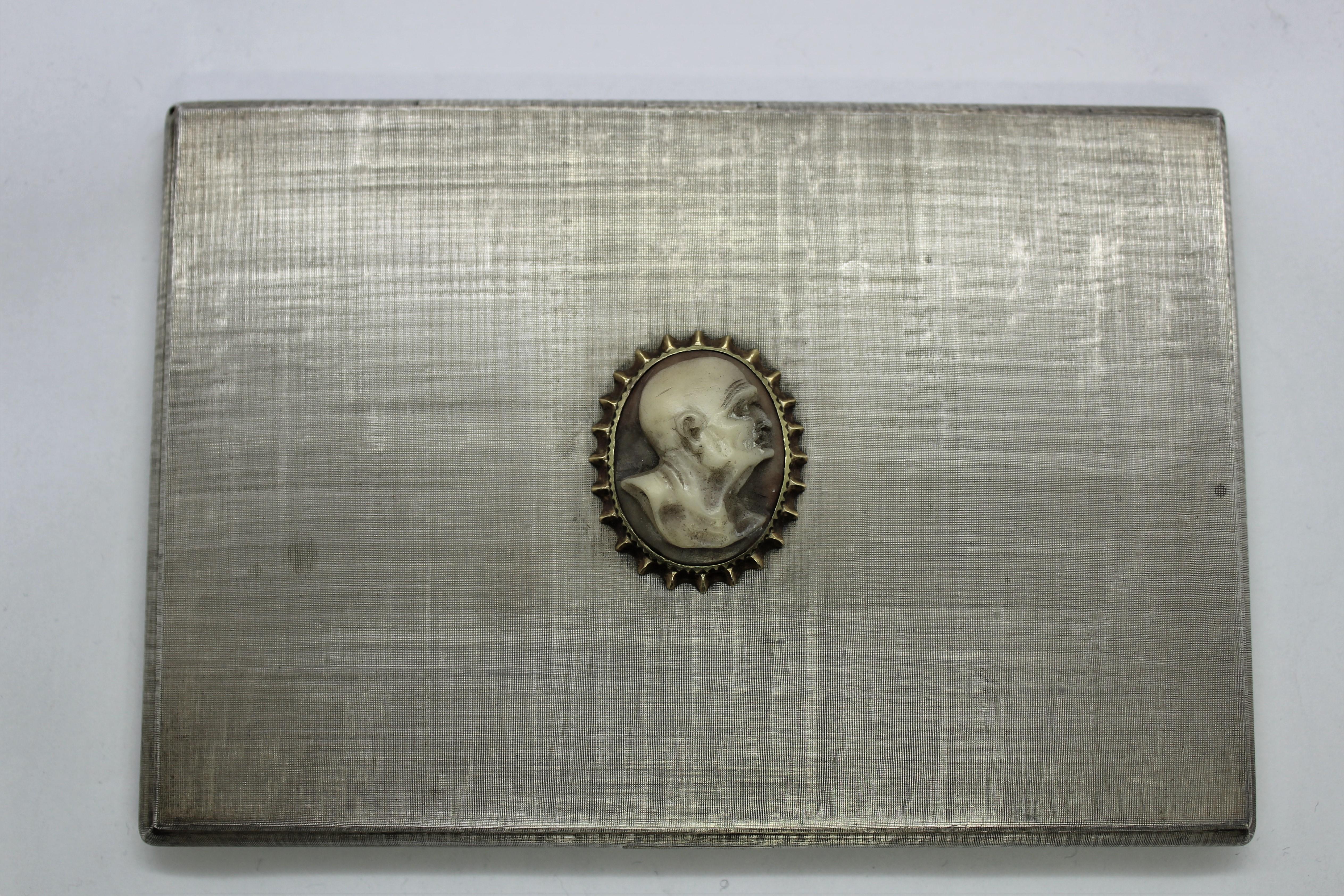 Modern Mario Buccellati Silver Cigarette Case, Italy, 1960s For Sale