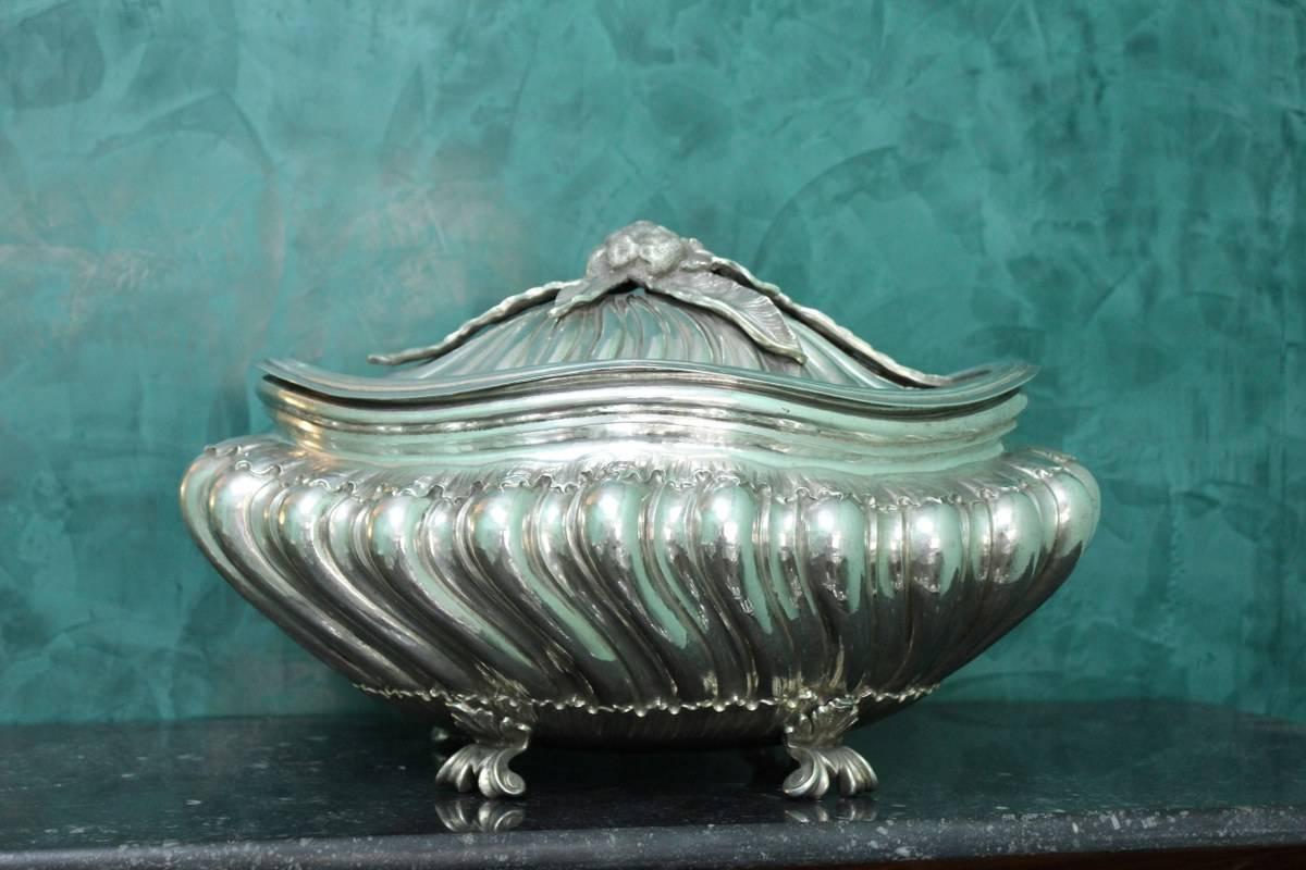 Mario Buccellati Silver Soup Tureen Early 20th Century For Sale 8