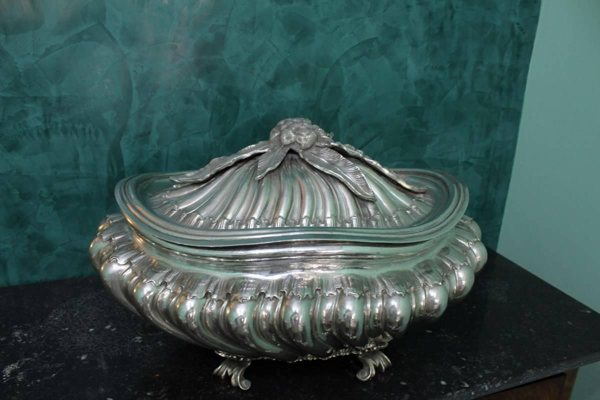Mario Buccellati Silver Soup Tureen Early 20th Century For Sale 11