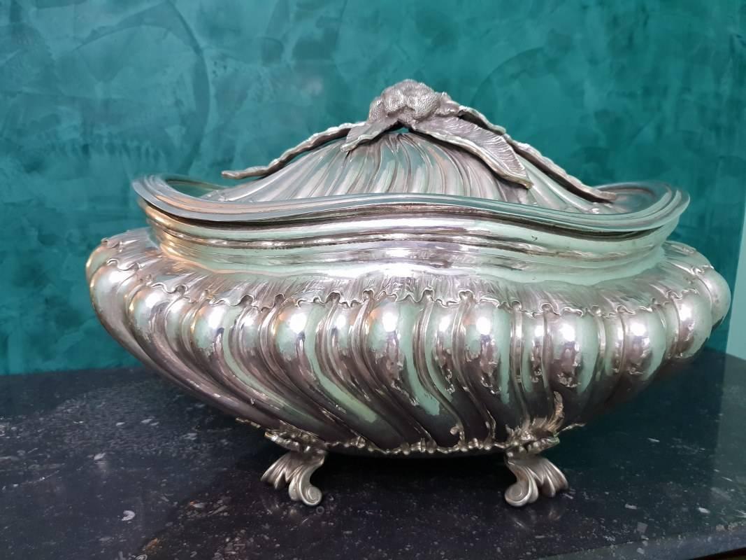 Mario Buccellati Silver Soup Tureen Early 20th Century For Sale 2