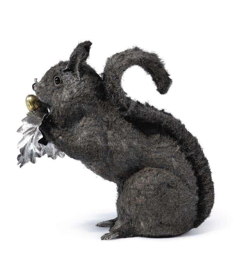Mario Buccellati Silver Squirrel In Excellent Condition For Sale In New York, NY