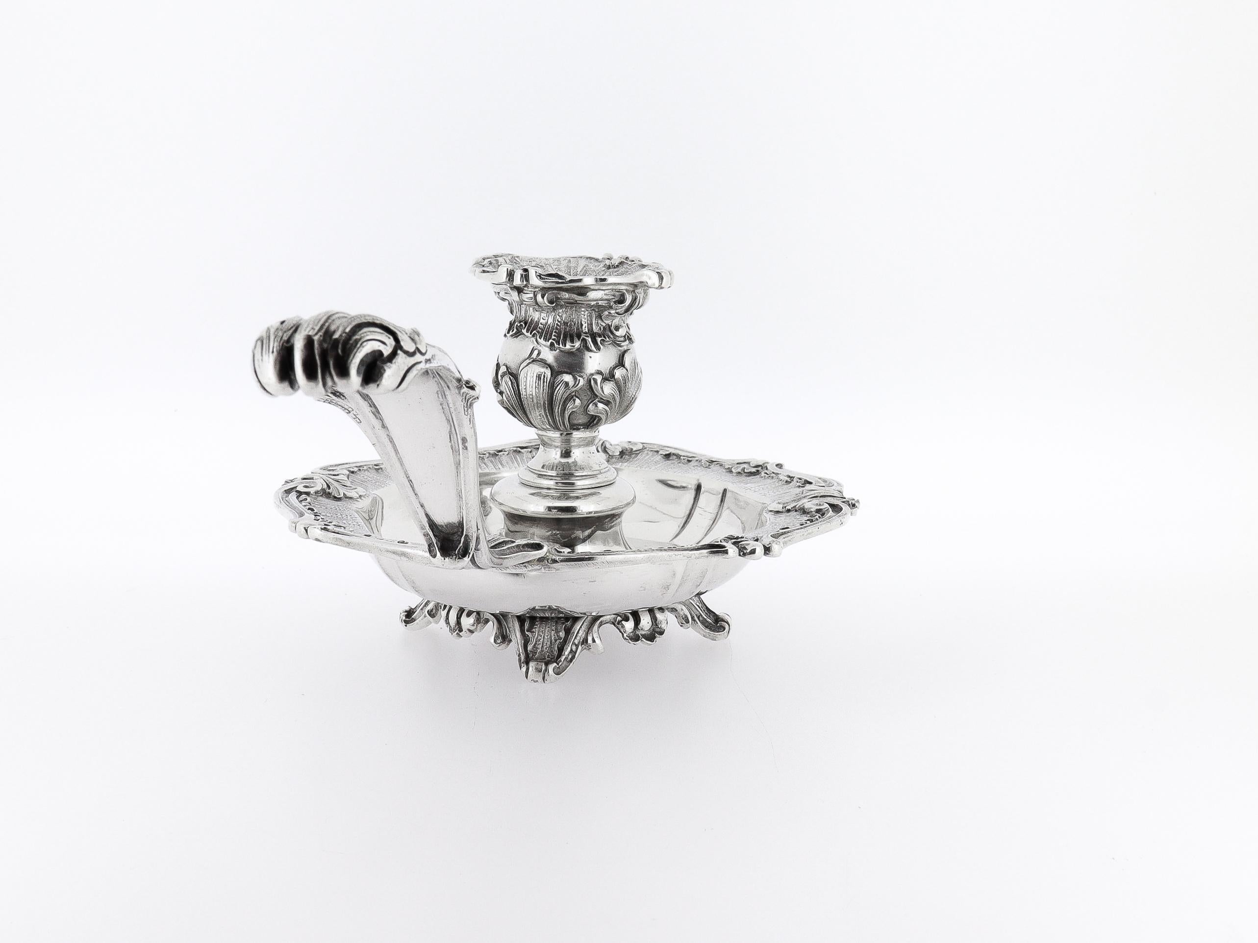 XX secolo Mario Buccellati portacandele o bastone da camera in argento sterling in vendita
