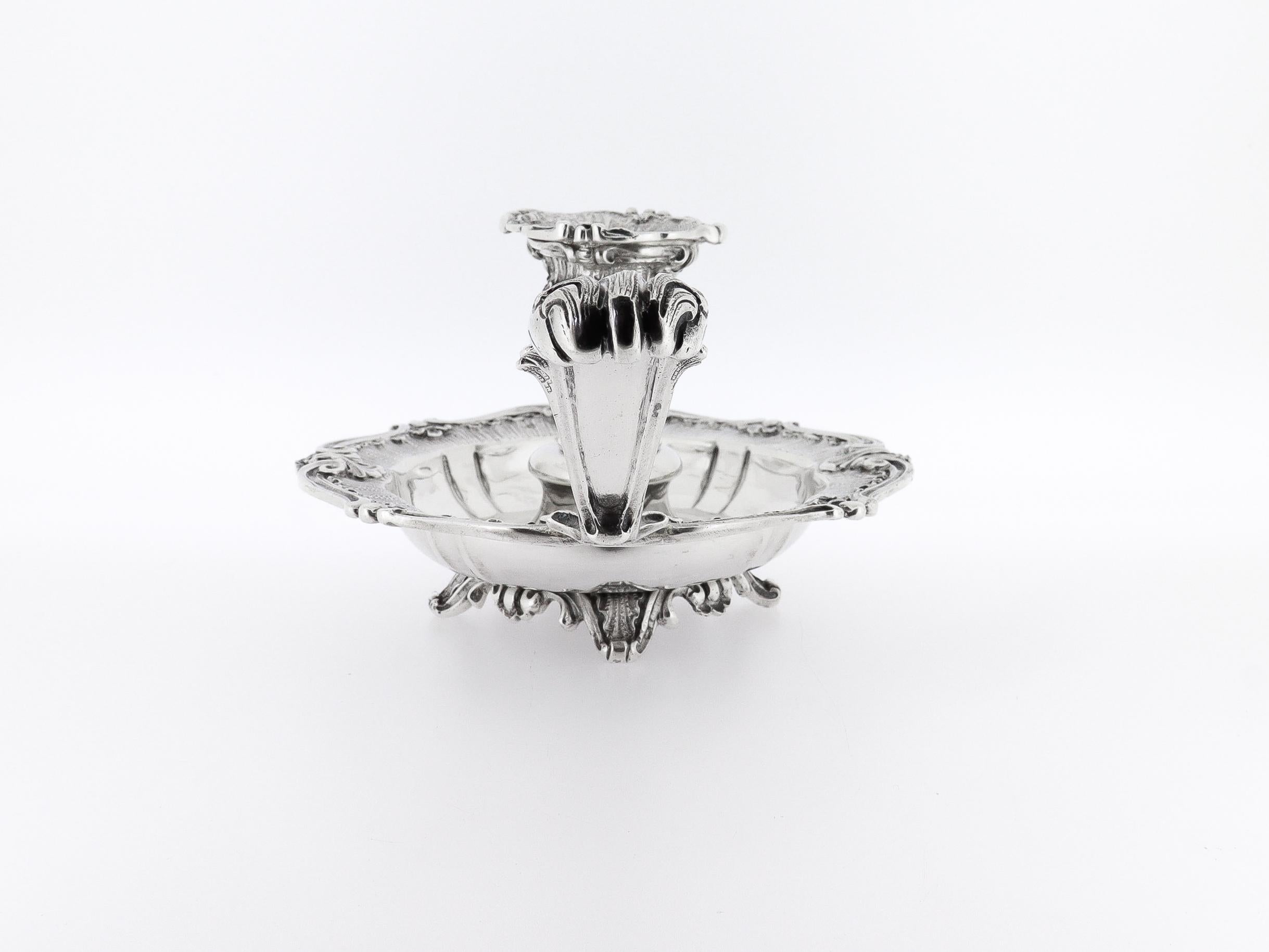 Argento 925 Mario Buccellati portacandele o bastone da camera in argento sterling in vendita