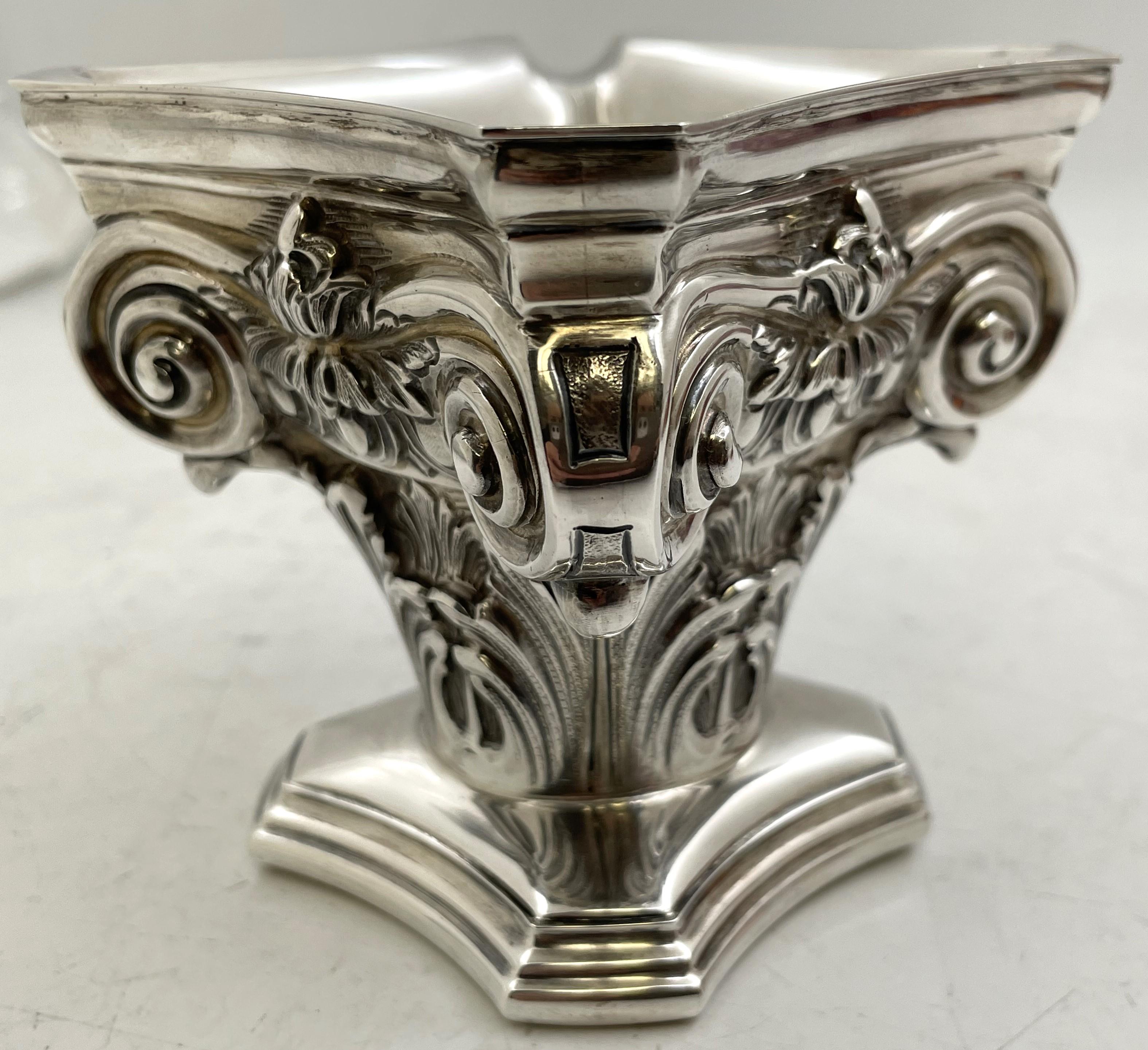 Cenicero en forma de columna corintia de plata de ley Mario Buccellati en Bueno estado para la venta en New York, NY
