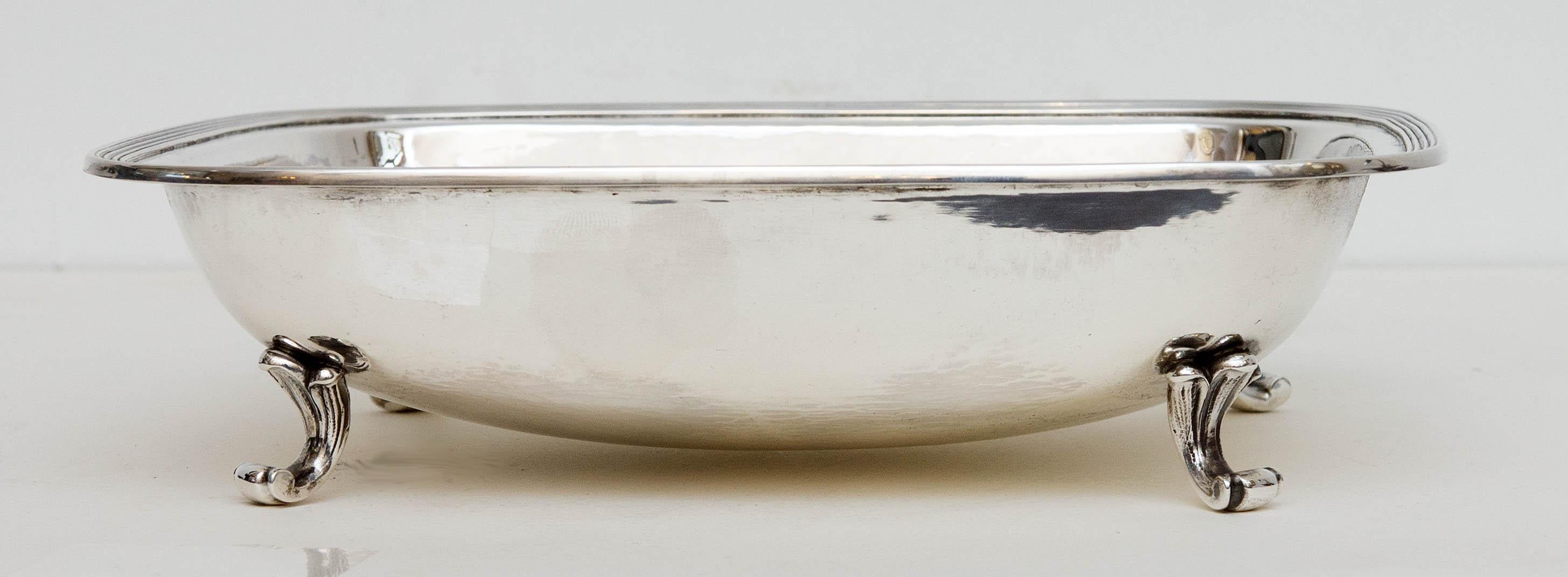Mario Buccellati Sterling Silver Footed Bowl In Good Condition In Rochester, NY
