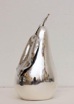 Mario Buccellati Sterling Silver Pear Table Lighter
