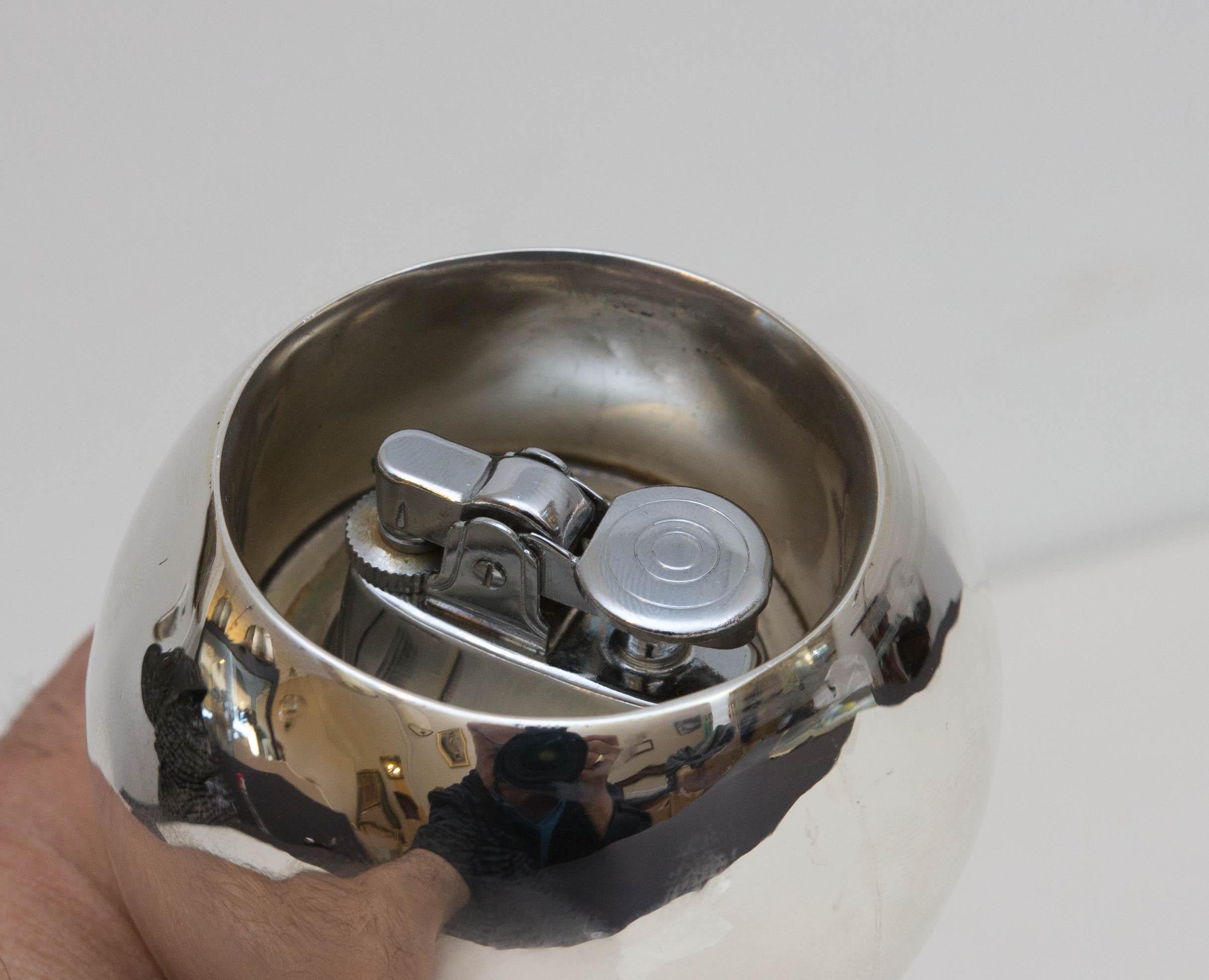 Mario Buccellati Sterling Silver Pear Table Lighter In Good Condition In Rochester, NY