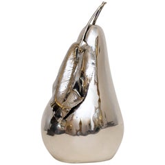 Mario Buccellati Sterling Silver Pear Table Lighter